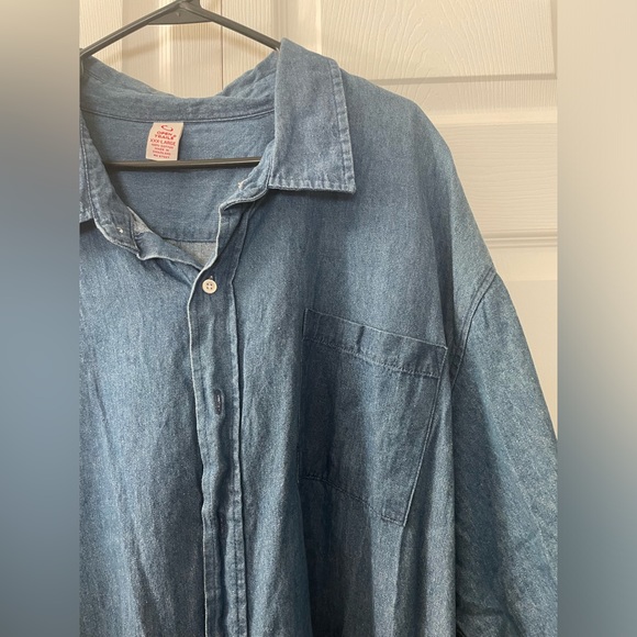 Open Trails jean button down collared shirt - Picture 2 of 4